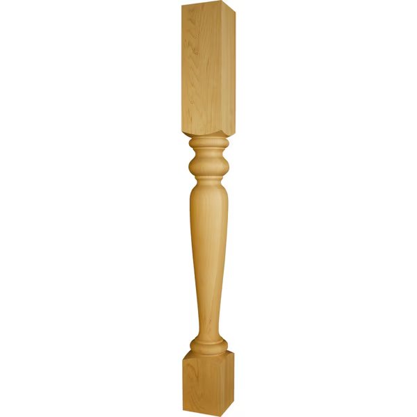 40 1/2 x 4 Extended Grand Island Leg in Mahogany, Osborne Wood Products, Mfr#: 1555MH